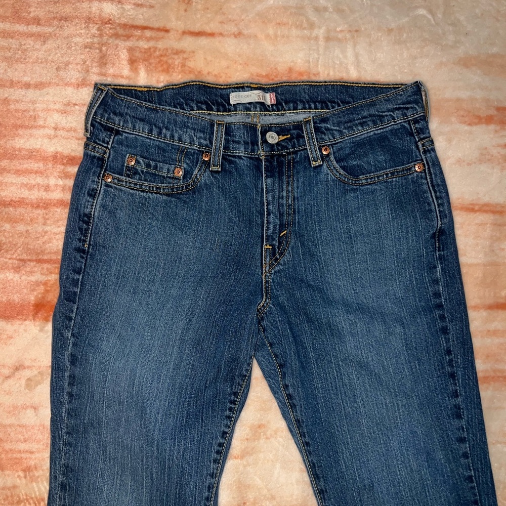 Levi's Classic Blue Denim Jeans